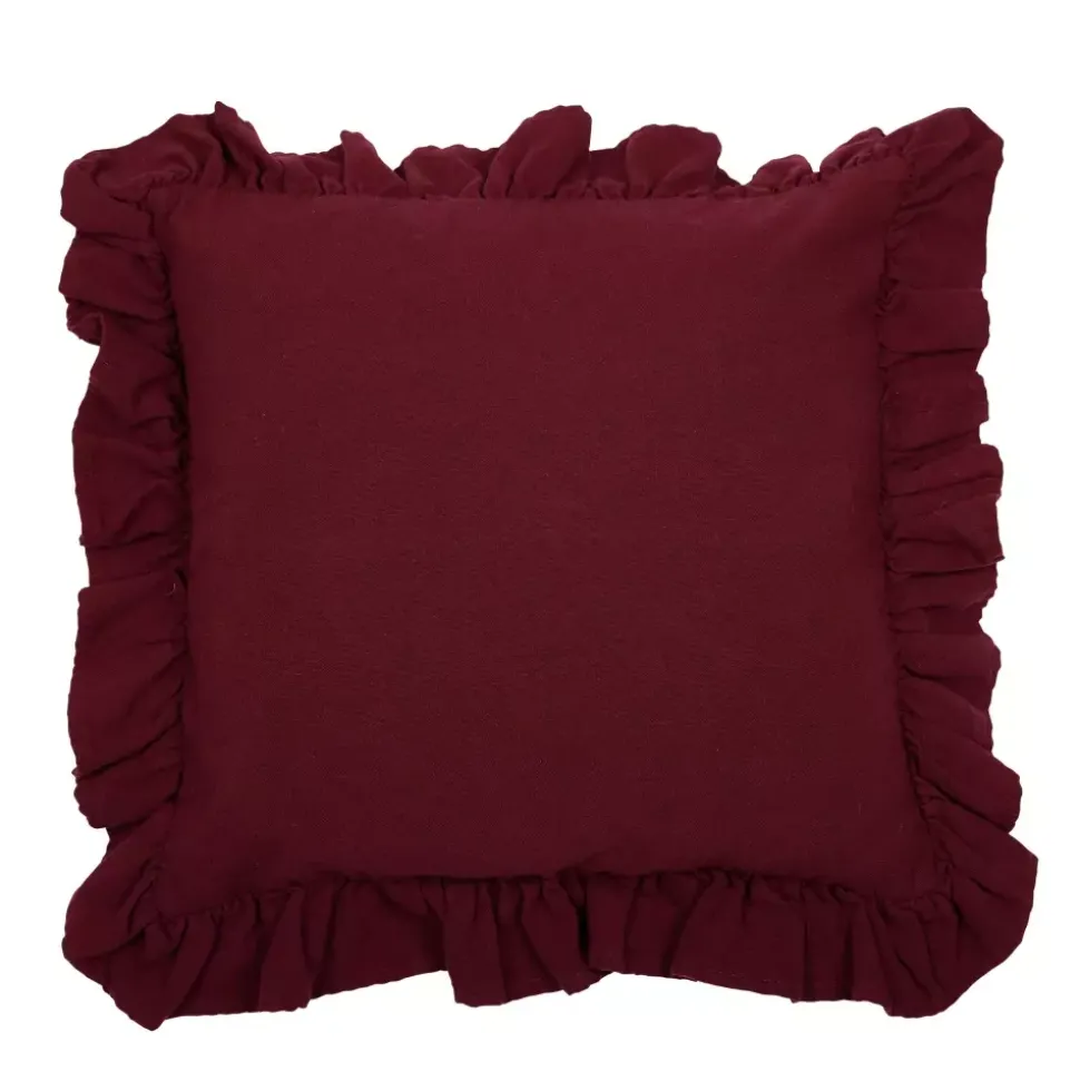 Vide Vinrødt Putetrekk 45x45