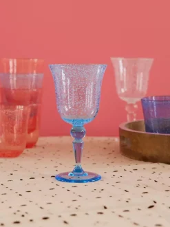 Vinglass Akryl Med Bobler Mint