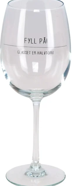 Vinglass Halvtomt 480ml