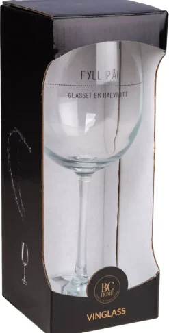 Vinglass Halvtomt 480ml