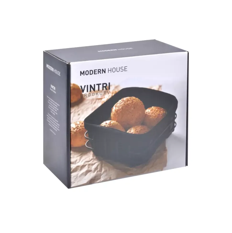 Vintri Brødkurv Svart L19