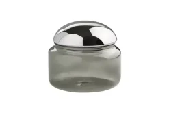 Voile Glasskrukke H12,5 Grå