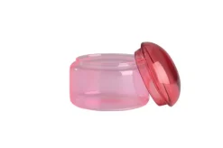 Voile Glasskrukke H9 Rød/Rosa
