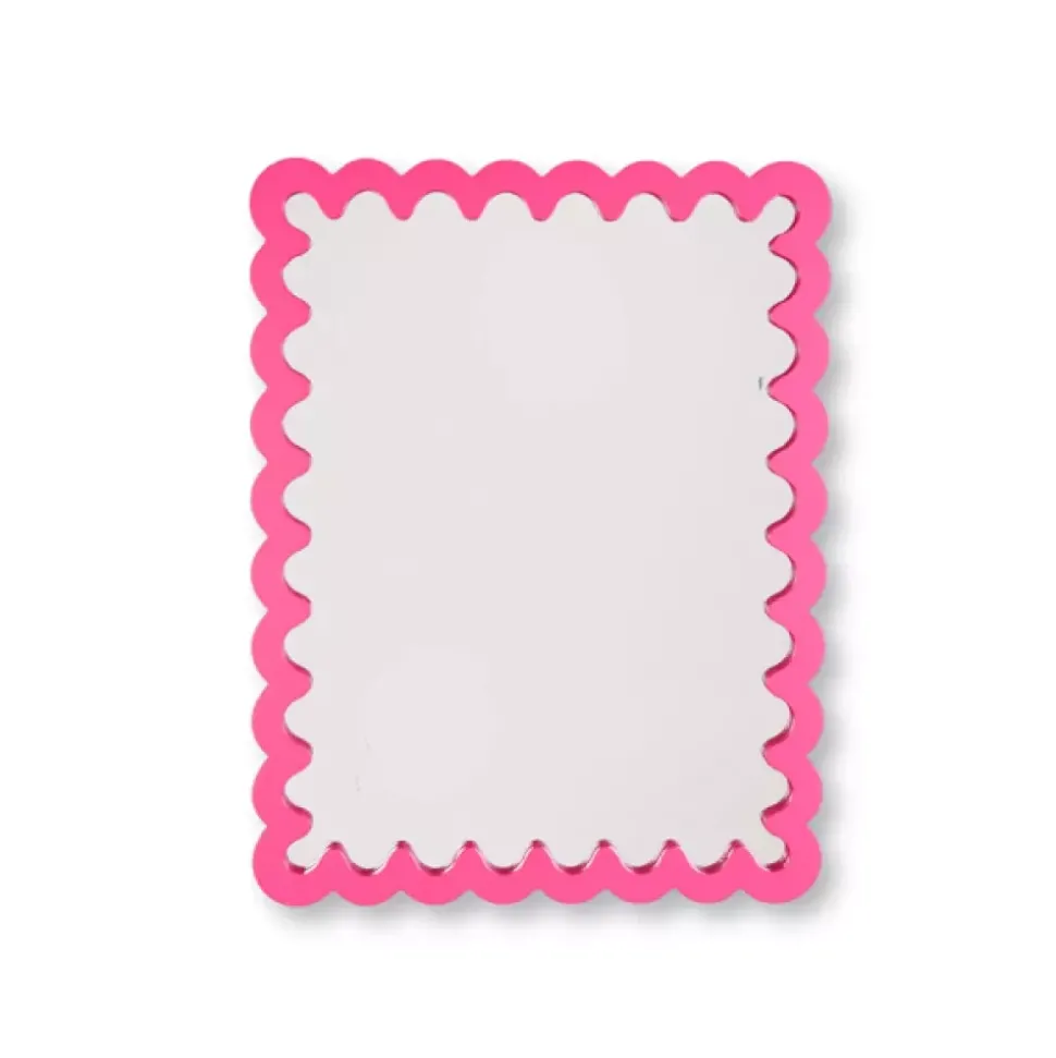 Wavey Speil 33x43 Neon Rosa
