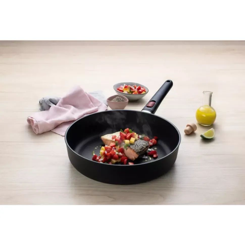 Woll - Eco Lite - Stekepanne 24 cm med avtagbart håndtak induksjon