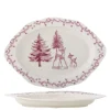 Wonderland Serveringsfat Rosa Keramikk