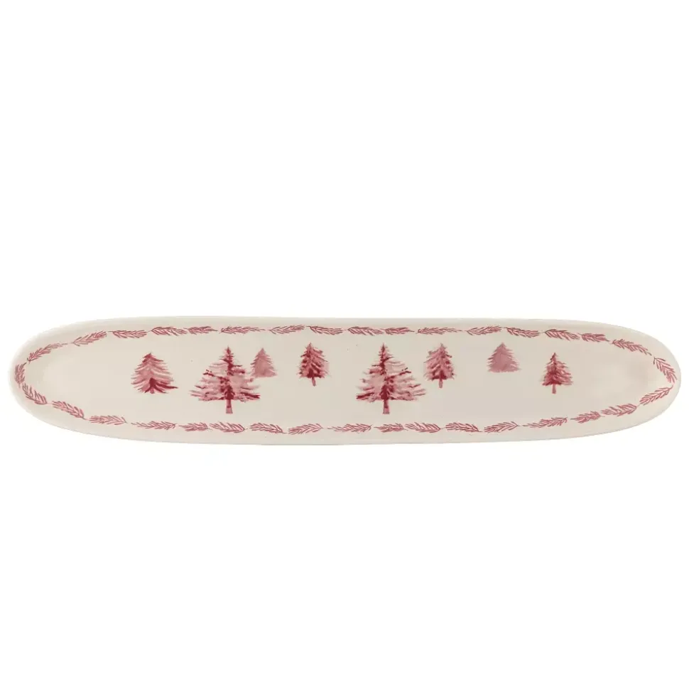Wonderland Serveringsfat Rosa Keramikk