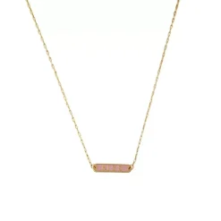 Word Candy Tag Necklace Kiss