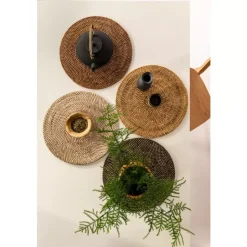 Ziczac - Rattan - Dekkebrikke Beige